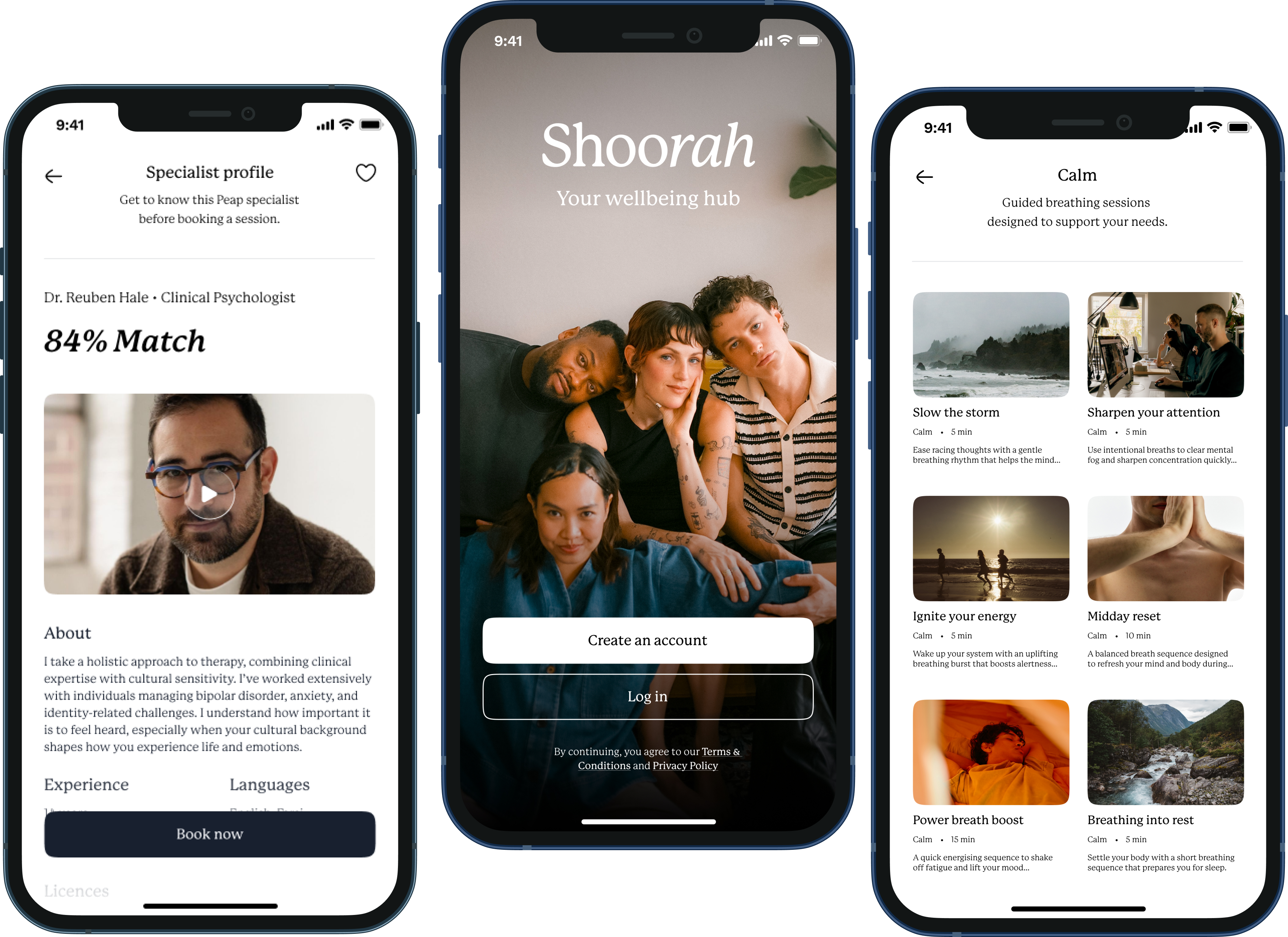 Shoorah App Mockup